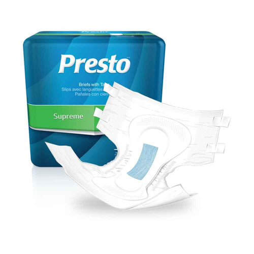 Presto Supreme Heavy Absorbency Adult Brief, Never Miss Your Favorite Song Again!